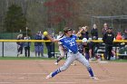 Softball vs Emerson  Wheaton College Softball vs Emerson College in game 2 of their doubleheader. - Photo by Keith Nordstrom : Wheaton, Softball